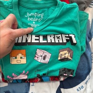 Boys size small tshirts all size 6 and all short sleeve